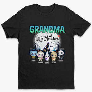 Grandma Of These Little Monsters - Personalized Unisex T-Shirt - Gift For Grandma, Gift For Grandparents, Halloween Gift