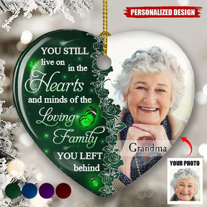 2024 New Release Hearts And Minds-Personalized Heart Ceramic Christmas Ornament