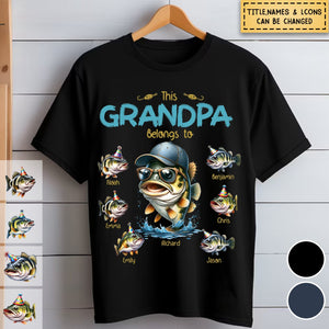 Gift for Grandpa Belongs to Fishing Shirt