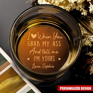 You're The Only One I Want To Annoy For The Rest Of My Life-Personalized Whiskey Glass-Gift For Couple,Anniversary