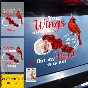 Always On My Mind-Personalized Memory Of Car Decal-Gift For Family And Friends