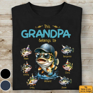 Gift for Grandpa Belongs to Fishing Shirt