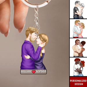 Couple in love-Personalized Keychain-Gifts For Couple