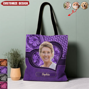 My Heart Of Love-Personalized Tote Bag-Gift For Family And Friends