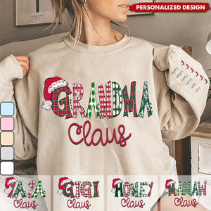 2024 New Release Mimi Claus Christmas and Grandkids-Personalized Sweatshirt