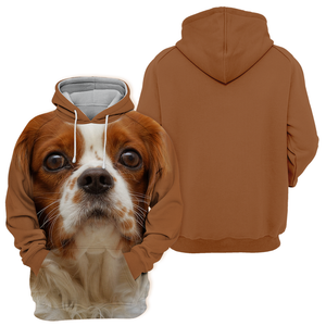 Unisex 3D Graphic Hoodies Animals Dogs King Charles Spaniel English Toy