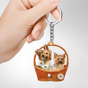 Staffordshire Bull Terrier God's Present Acrylic Keychain