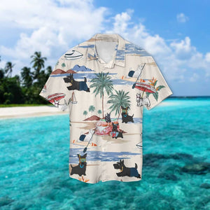 Scottish Summer Beach Hawaiian Shirt