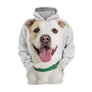 Unisex 3D Graphic Hoodies Animals Dogs Cross Breed Happy